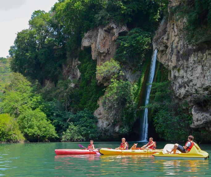 Camping Cascade Aveyron Saint-Rome-de-Tarn Экстерьер фото